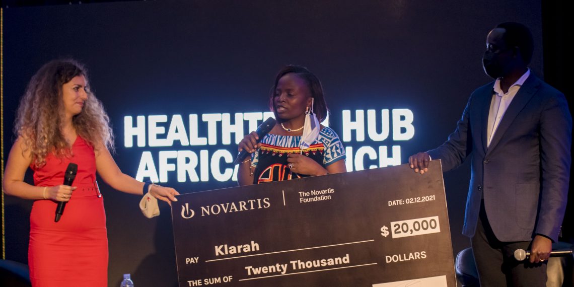 One of the entrepreneurs who won grants to start health
technologies for improving health services in Africa.