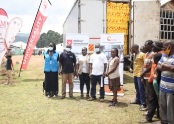 Relief items worth UGX 90 Million donated to Nyakabande Transit Camp