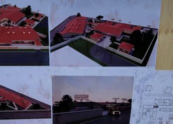 Architectural design of the new facilities at Kisoro Hospital