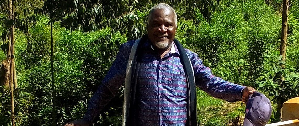 Hon Kwizera Wagahungu at Bikokora Bridge