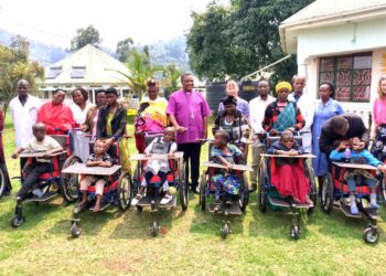 Muhabura Diocese gifts Wheelchairs ahead of Bishop’s Walk