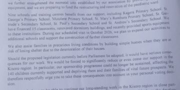 170 Kisoro district Learners Face Dropout Risks as Kwizera Petitioned over Sovereignty Bill