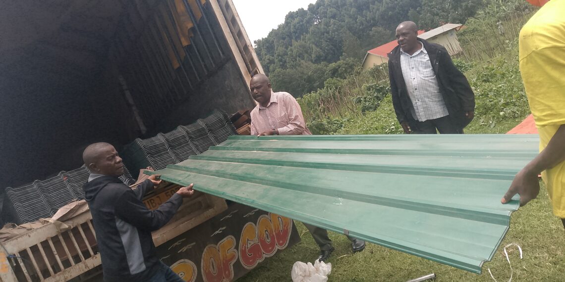 The 3,000 iron sheets will roof at least 11 churches in Mutolere Deanery, under Kabale Catholic Diocese