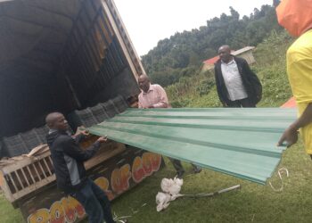 King Ceasor Mulenga Donates 3,000 Iron Sheets to Kisoro Churches