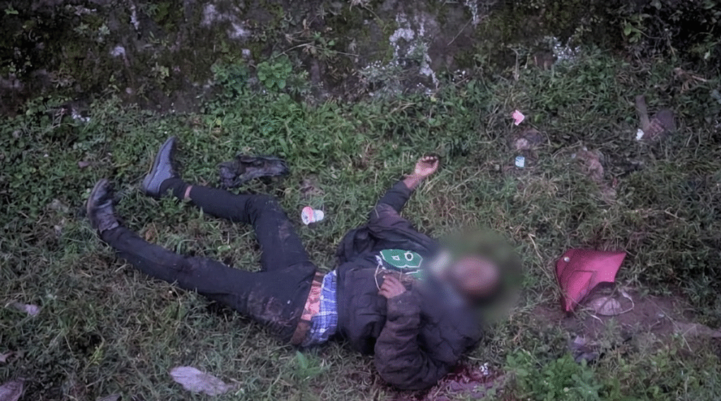 the deceased's body [PHOTO] GERALD NIYIRINDA