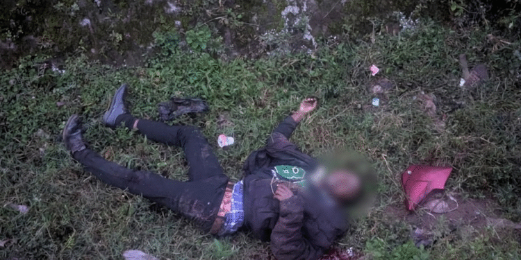the deceased's body [PHOTO] GERALD NIYIRINDA