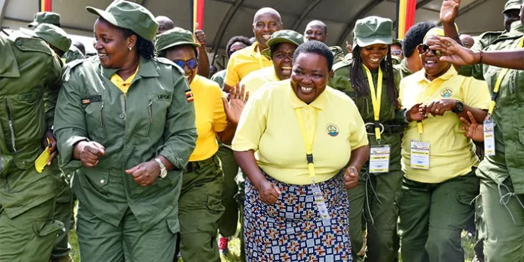 Members of NRM at Kyankwanzi