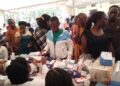 MUMSA students giving medical services at Busanza HCIV on Saturday 25th July 2026